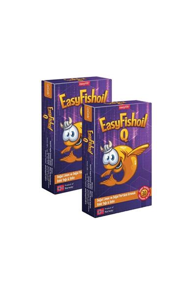 Easy Fishoil إيزي فيش أويل كيو 30 قرص مضغ 2 قطعة