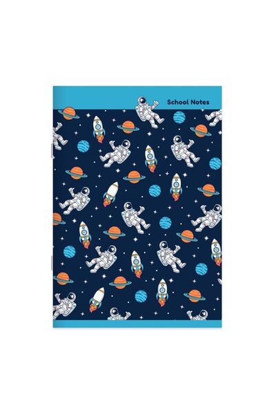 KESKİN COLOR Keskin Color Ufo Tel Dikişli Astronot Karton Kapak 80 Yaprak A4 ...