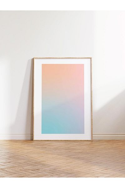 Postifull Aura Series NO:35 - Μικτή αγγελική αριθμημένη έγχρωμη αφίσα χωρίς πλαίσιο