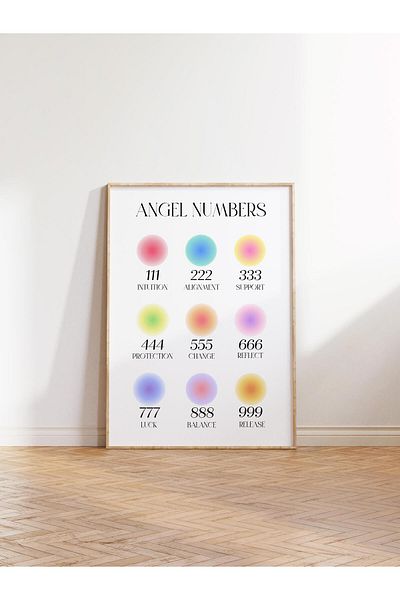 Postifull Aura Series NO:2 - Έγχρωμη αγγελική αφίσα χωρίς πλαίσιο, χαρτί τέχνης