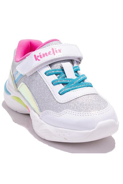 Kinetix Wanna - White Pink Orthopedic Sports Shoes for Girls