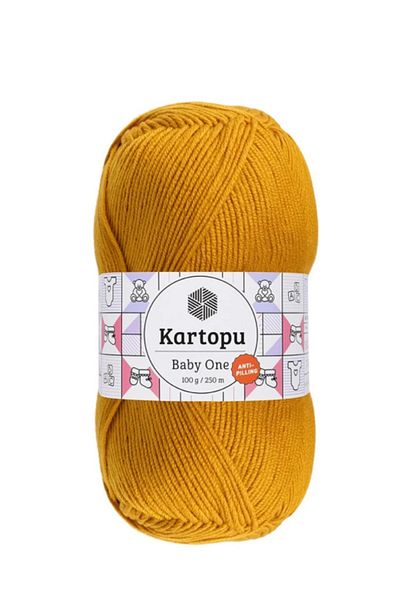 Kartopu Baby One 100 GR Πλεκτό Χειρός Antipilling - Χρώμα 313 Honey Foam