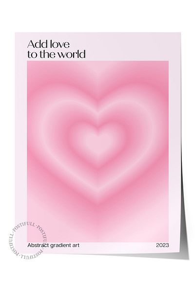 Postifull Aura Series NO:180 - Pink Aura, Angel Number, Έγχρωμη αφίσα χωρίς πλαίσιο