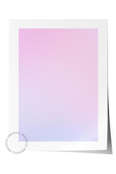 Postifull Σειρά Aura NO:77 - Pink Aura, Numbered Angel, Έγχρωμη αφίσα χωρίς πλαίσιο