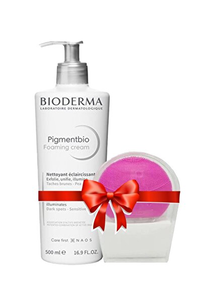 Bioderma Pigmentbio Foaming Cream 500 ml Facial Cleansing Device Gift for Buyers