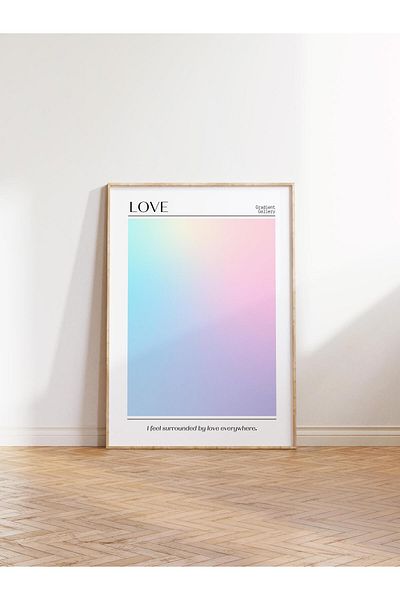 Postifull Αφίσα χωρίς πλαίσιο, Σειρά Aura NO:96 - Love, Angel Numbers, Έγχρωμη αφίσα