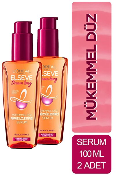 ELSEVE Dream Long Saç Serumu Mükemmel Düz Pürüzsüzleştirici 100 ml 2 Adet