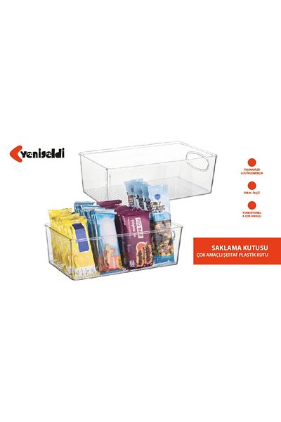 Yenigeldi 1Pc Acrylic Kitchen Fridge Organizer Makeup Bathroom Organizer