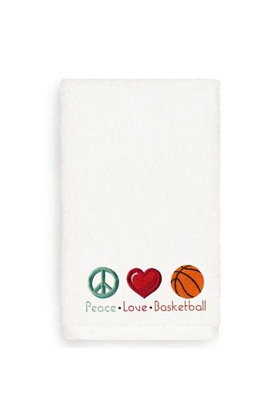 Ursa Peace-Love-Basketball Embroidered Sports Towel 50X90