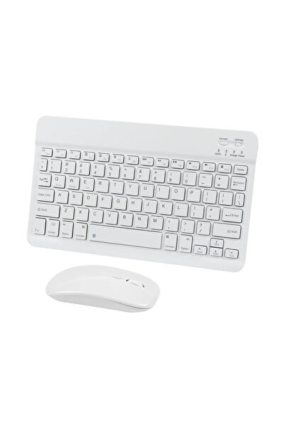 corcishop Huawei Honor Pad X8 10.1'' Uyumlu Kablosuz Bluetooth Klavye+Mouse Set