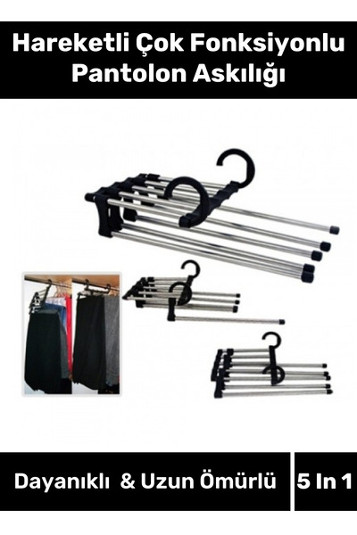 Carlburn Özel Üretim Dayanıklı Dolap Organizer Hareketli Çok Fonksiyonlu Pant...