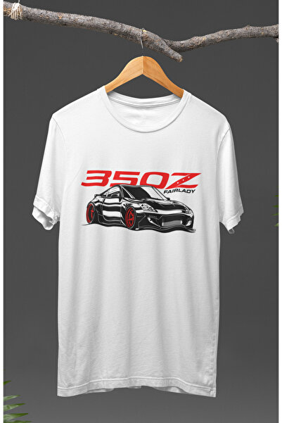 Fuddy Moda Tricou cu imprimeu unisex Nissan 350Z Fairlady, tricou imprimat cu...