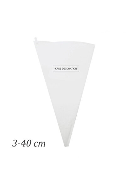 Butedo Krema Sıkma Torbası Yıkanabilir- Bez - 3x40 cm