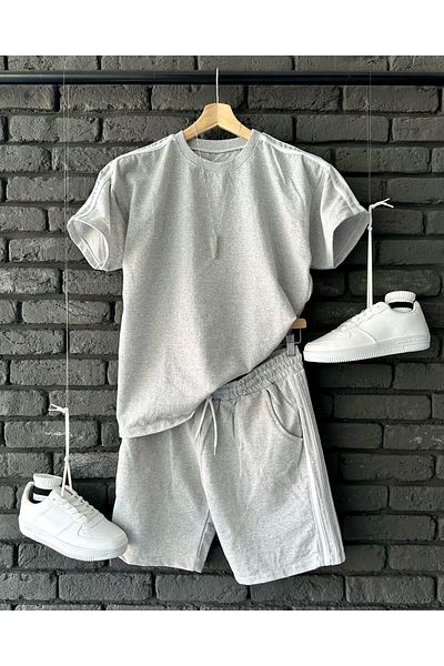 viperkombin Striped Shorts T-shirt Set