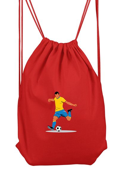 Fanze 36X50 cm Football Player Sports Backpack - Zrn1242