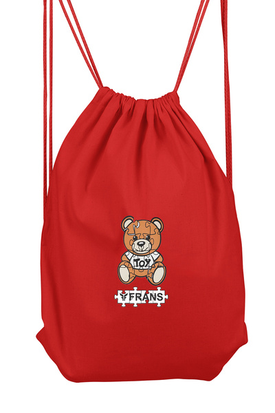 Fanze Αθλητικό σακίδιο πλάτης Yapboz Teddy Bear - Zrn4486