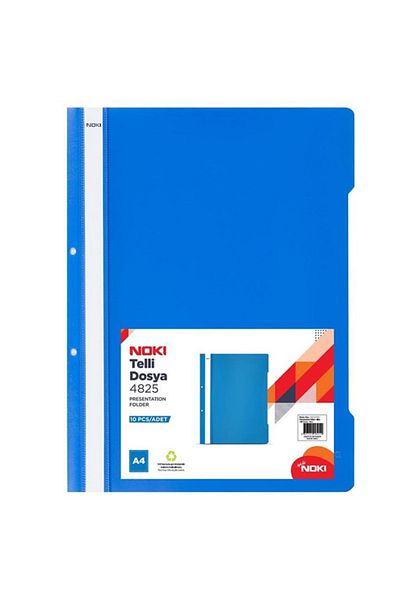 Noki Ring Binder Plastic 25 Pieces Blue 4825-130
