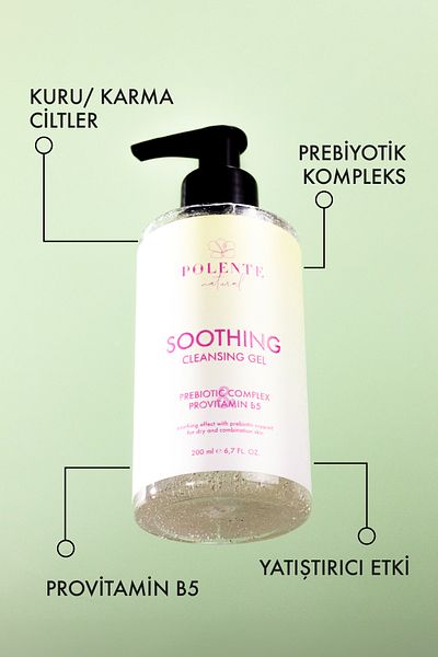Polente Natural Soothing Cleansing Set for Dry and Combination Skin