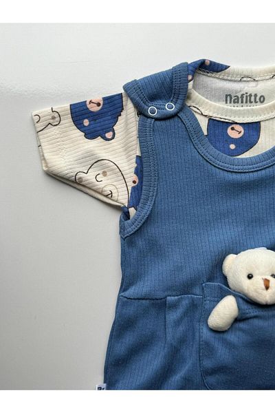 Bumbo All My Modam Short Sleeve Summer Jumpsuit with Teddy Bear