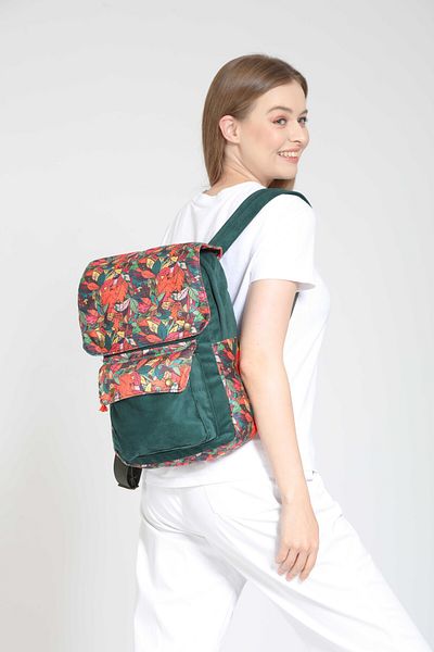 Street Bag Raven Ethnic - Bohemian Patterned Daily Backpack, Travel and Camping Use