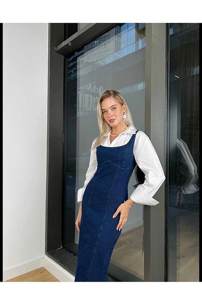 MEECY Rochie Jean Premium damă 