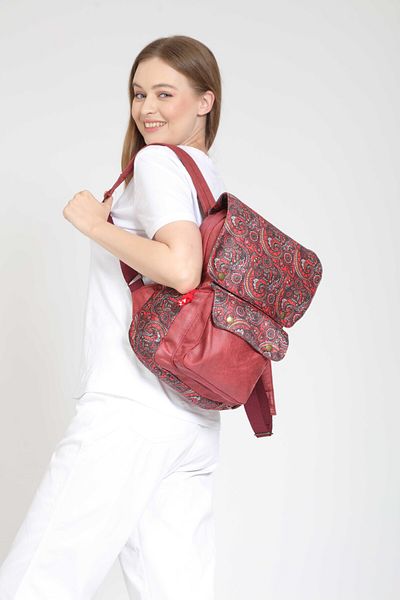 Street Bag Raven Ethnic - Bohemian Patterned Daily Backpack, Travel and Camping Use
