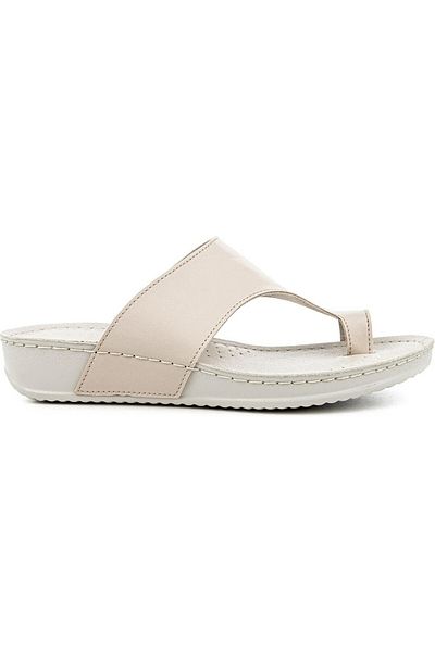 Muya Women's Sandals - Intermediate Anatomical Sole, Cream Color