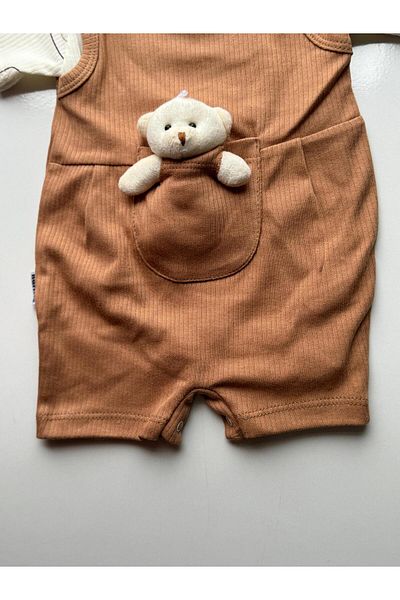 Bumbo All My Modam Short Sleeve Summer Jumpsuit with Teddy Bear