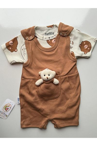 Bumbo All My Modam Short Sleeve Summer Jumpsuit with Teddy Bear