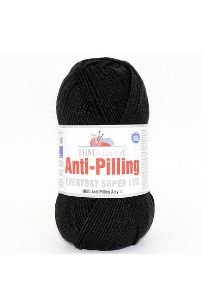 Himalaya Μαύρο πλέξιμο Super Lux Anti Pilling - 73430 Καθημερινά