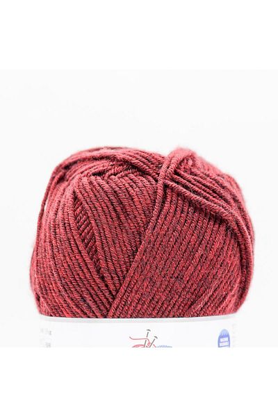 Himalaya Everyday Super Lux Anti Pilling Knitting - 73436 Gray Claret Red
