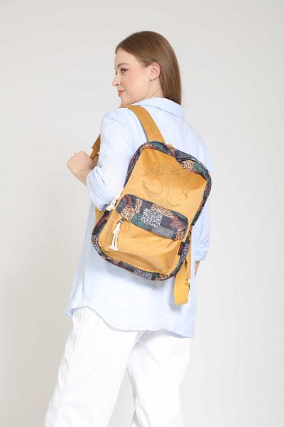 Street Bag Ethnic Authentic Patterned Embroidered Backpack - Daily Travel Use
