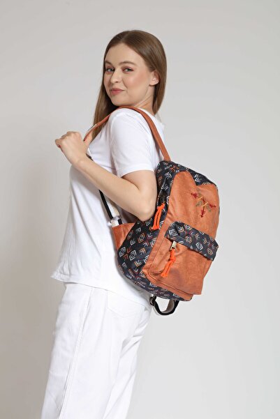 Street Bag Nubi Etnik Otantik Bohem Nakışlı Desenli Sırt Çantası Günlük Seyahat Kullanım