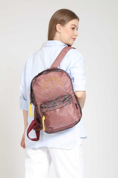 Street Bag Ethnic Αυθεντικό Κέντημα Σακίδιο πλάτης - Καθημερινή χρήση ταξιδιού