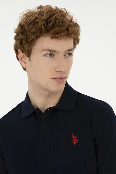 U.S. Polo Assn. Ανδρικό μπλουζάκι βασικό σκούρο Navy Blue 1792406   ΛΑΠΑΤΙΑ