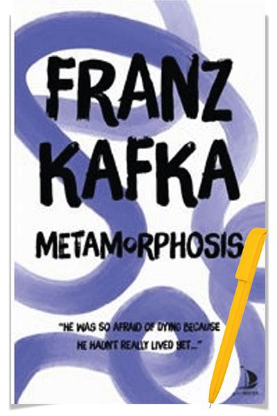 Destek Yayınları Franz Kafka's Alpha Pen + Transformation + Metamorphosis 2 Books - Turkish and English Supported