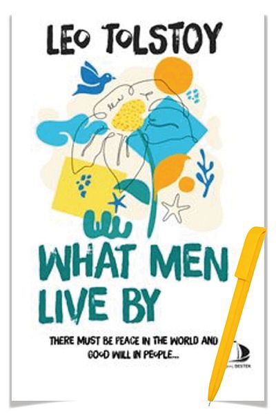 Destek Yayınları Alfa Pen + What Men Live By + Metamorphosis (Franz Kafka-Tolstoy) Set of 2 - English-book-Support