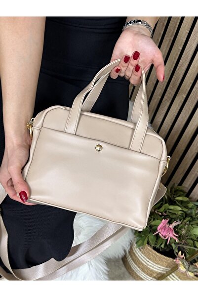 Nstil Бежева жіноча сумка - чотирикишкова, з регульованими ременями, проста т...