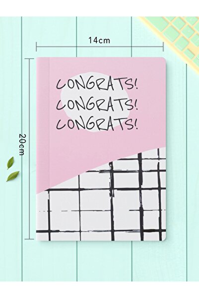 Postifull Set de caiete necăptușite, 2 caiete cu model motivațional, blocnotes, caiet de memorie, 64 de pagini