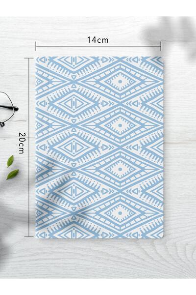 Postifull مجموعة دفتر ملاحظات غير مبطنة، 2 دفتر ملاحظات بنمط هندسي، دفتر ملاحظات، دفتر ذكريات، 64 صفحة متوسطة الحجم