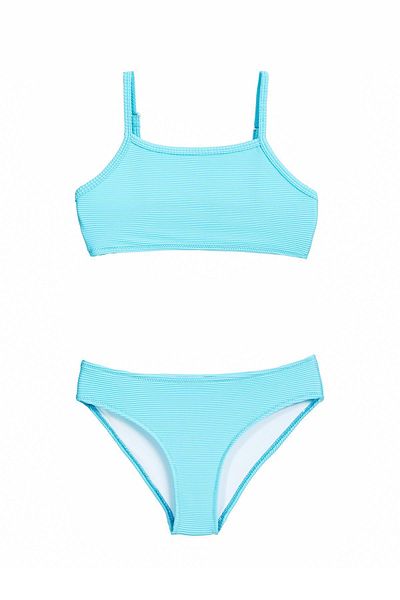 Argento Μπικίνι για κορίτσια με υφή Bustier