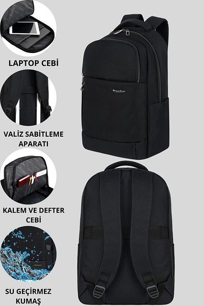 Çantaland Rucsac protejat pentru laptop Freedom, geantă pentru colegiu, liceu și gimnaziu