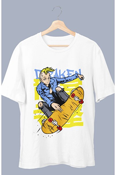 Fuddy Moda Oversize kroj Tokyo Revengers Draken Štampano T-shirt , unisex ani...