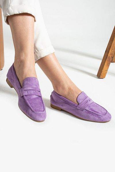 İnan Ayakkabı PANTOFI & PANTOFI DE CULOARE PANTOFĂ DE DĂMEI LILA