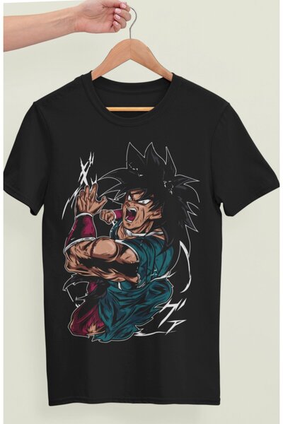 Fuddy Moda Tricou oversize cu imprimeu Dragon Ball Broly Ex, tricou unisex cu...