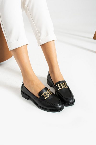 İnan Ayakkabı Women's Black Color Casual Shoes Ballerinas