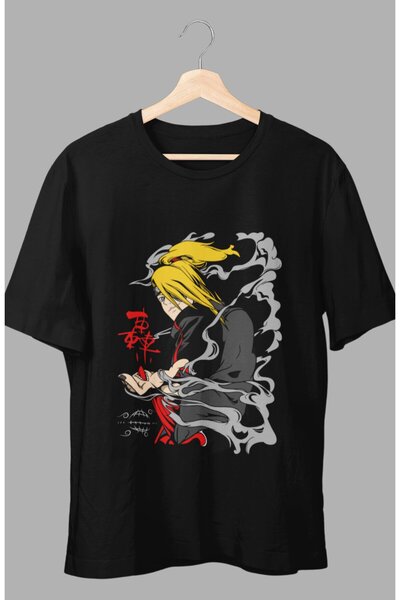 Fuddy Moda Prevelika Naruto Deidara majica sa printom, unisex anime majica sa...