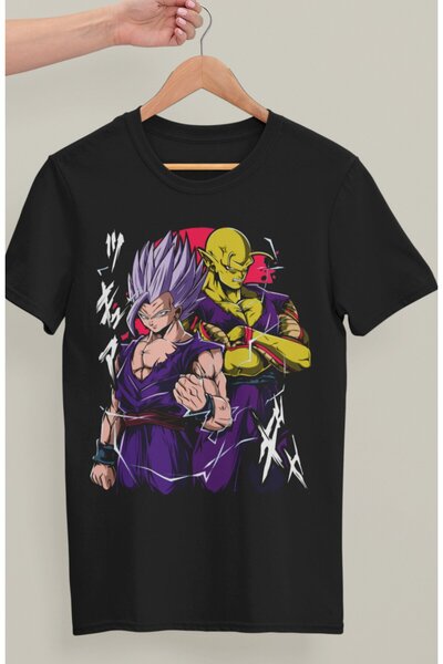 Fuddy Moda Tricou oversize cu imprimeu Dragon Ball Super Hero, tricou unisex ...