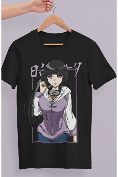 Fuddy Moda Prevelika majica sa printom Naruto Hinata Hyuga, unisex anime maji...