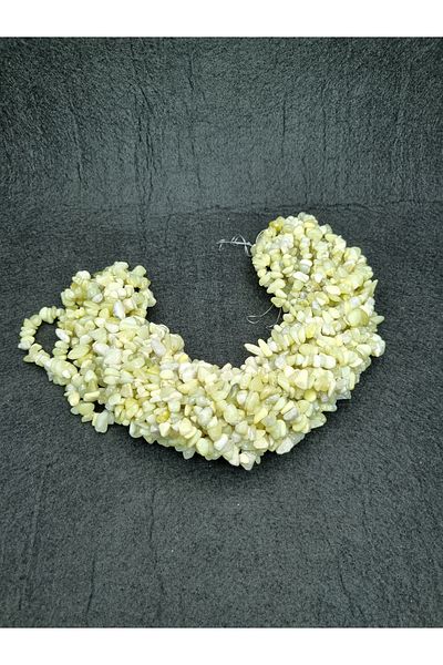 Yüksel Boncuk Kırıktaş Chinese Jade Stone Natural Stone String